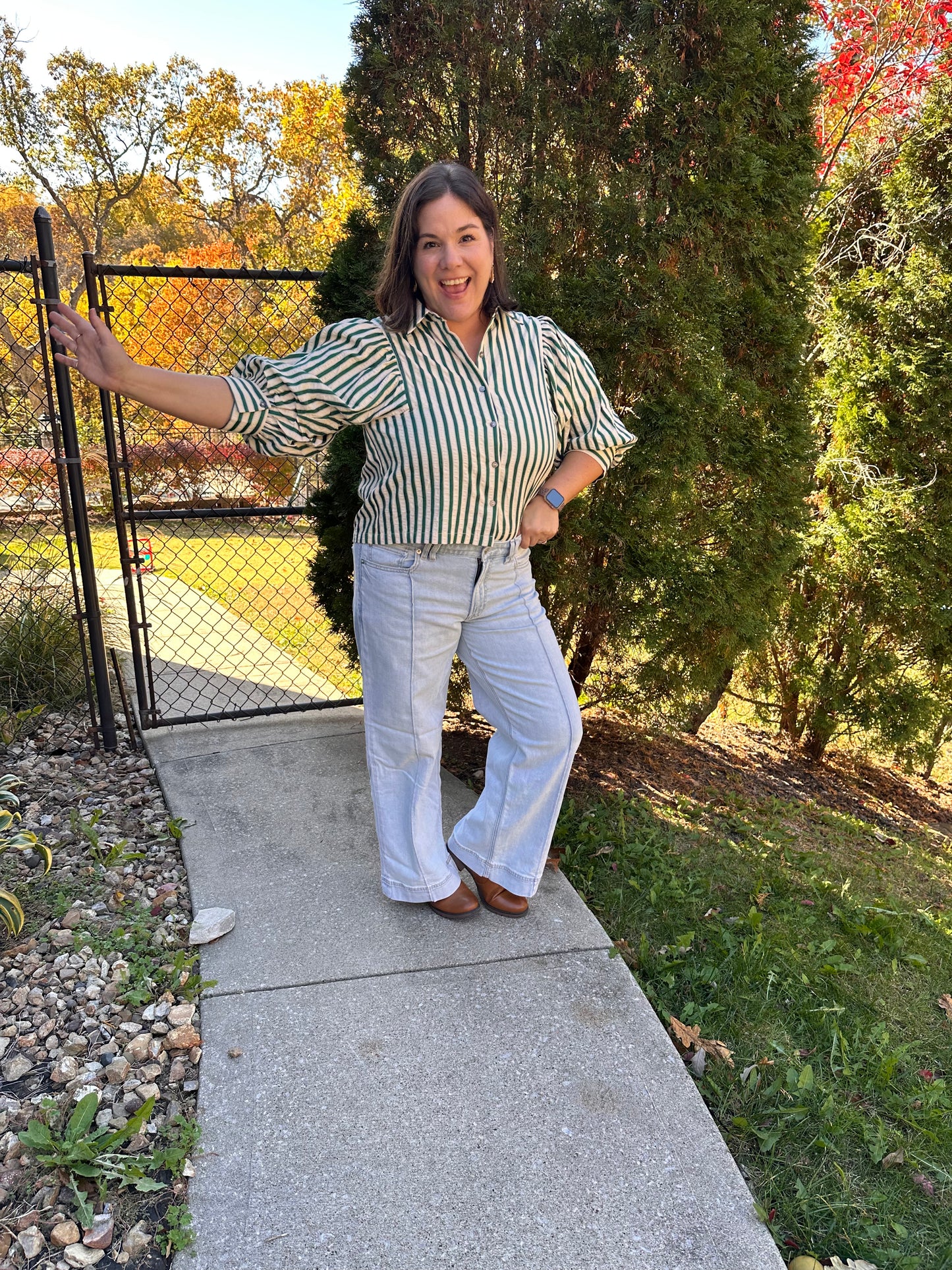 Samantha Button Down