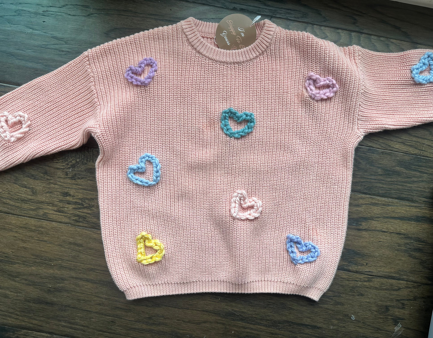 4Y Conversation Heart Sweater