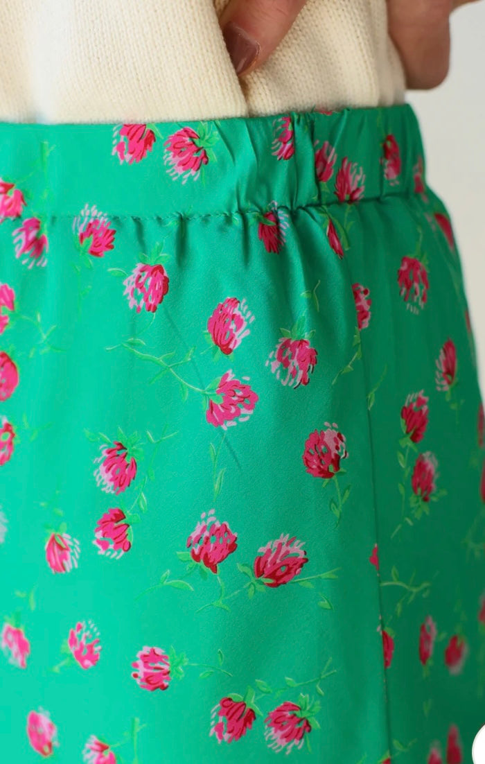 Floral Midi Skirt