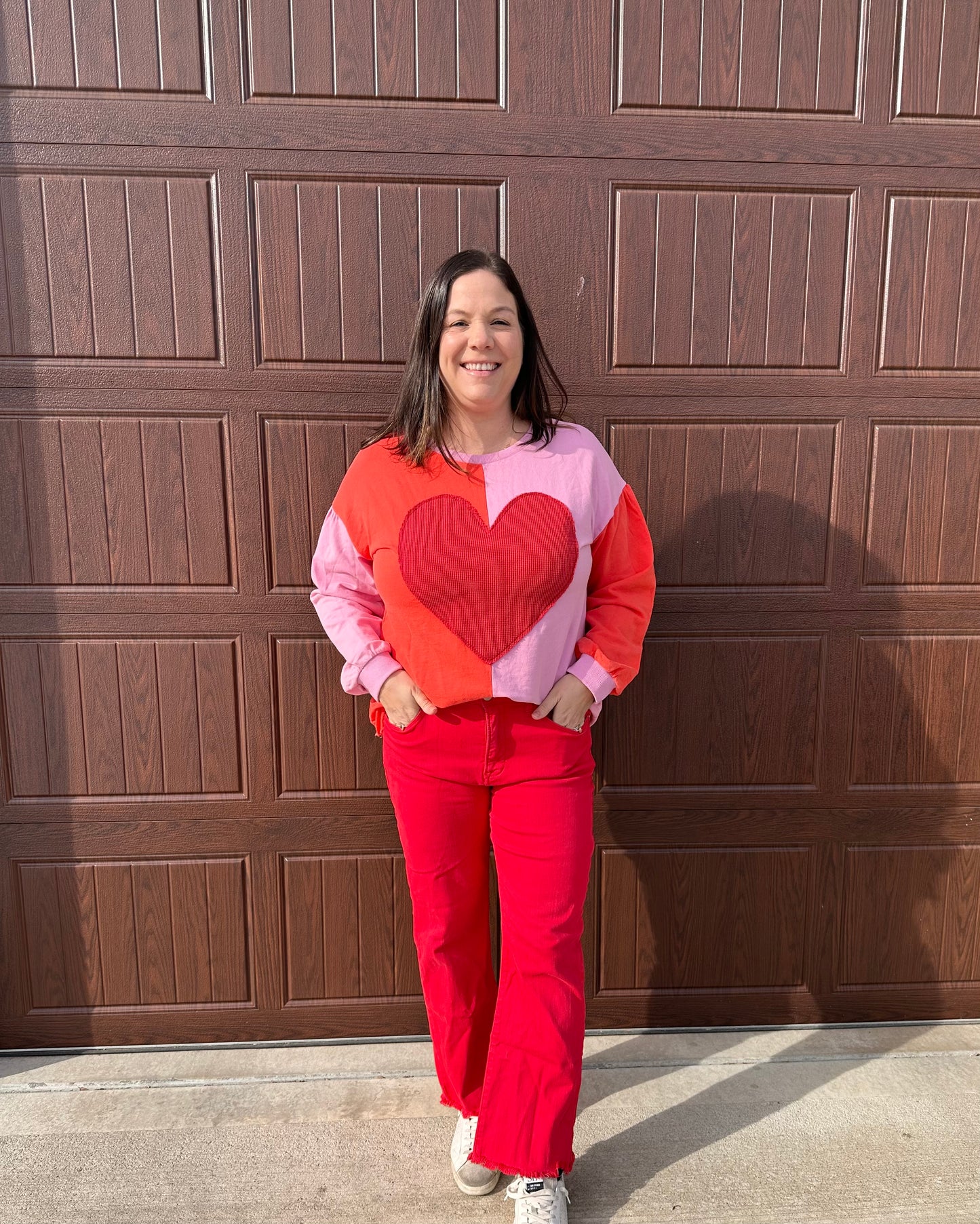 Heart Patch Top