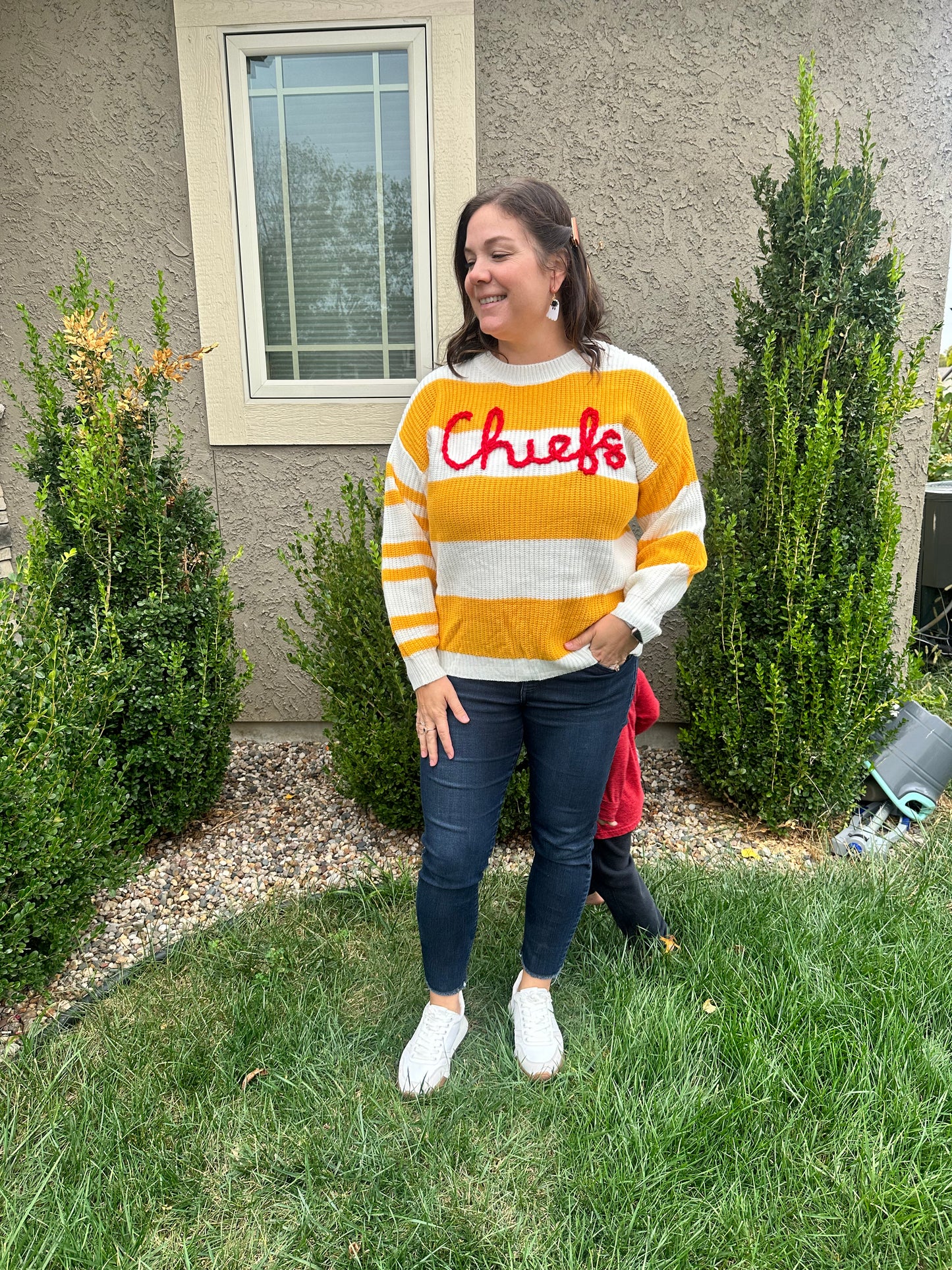Striped Chiefs Sweater