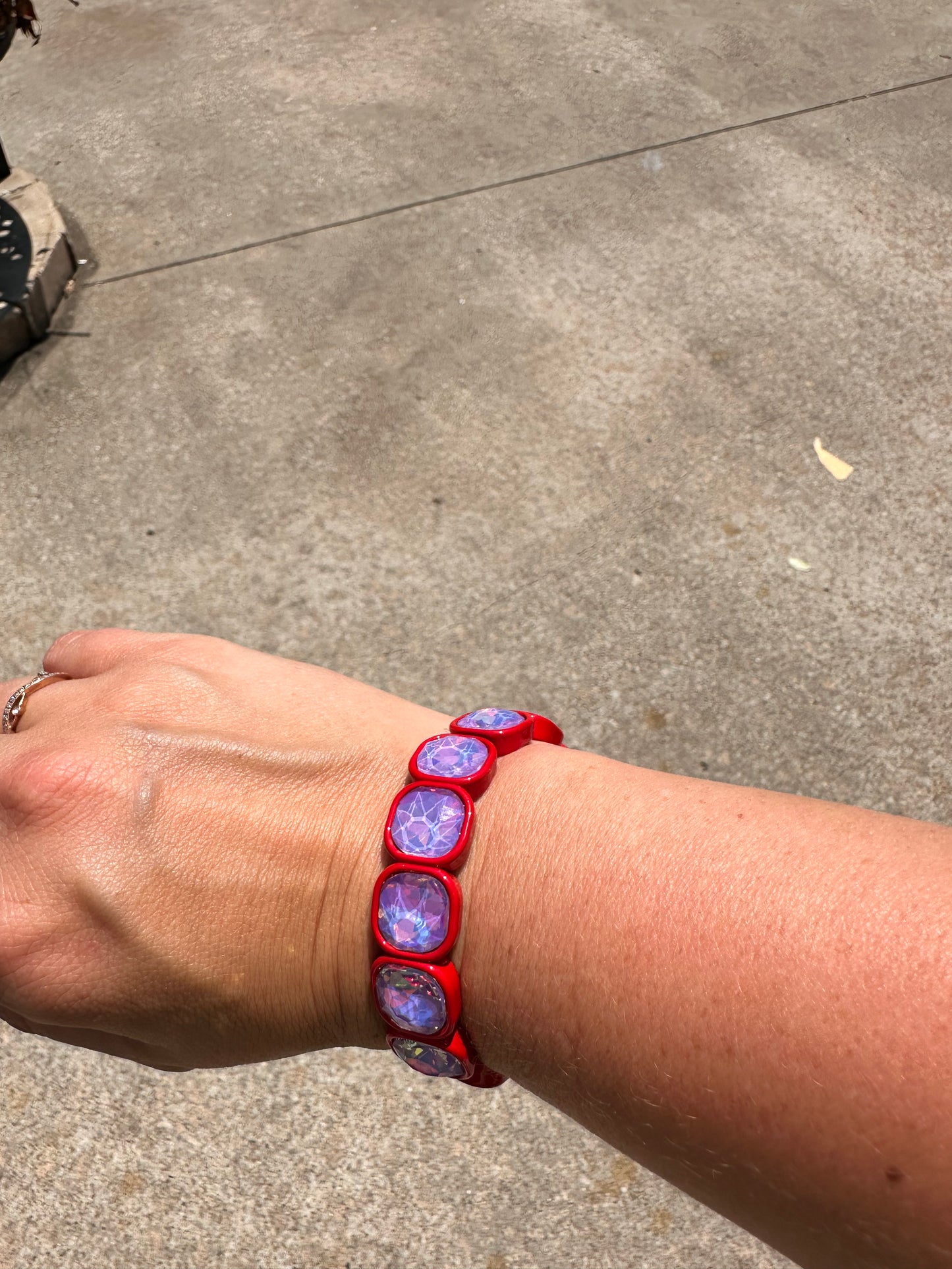 Large Red Bracelet