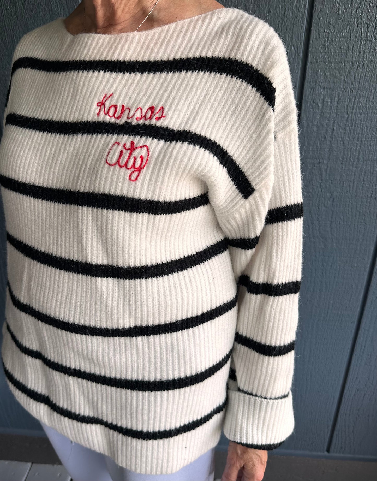Striped B&W KC
