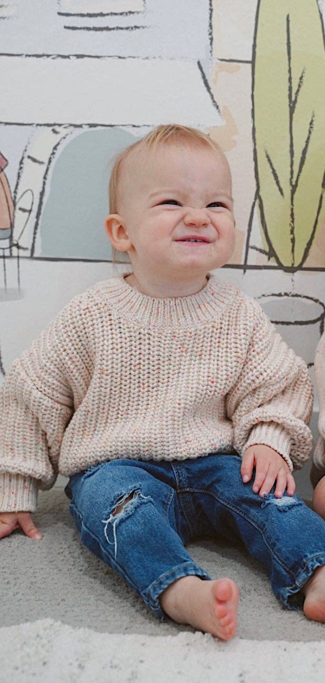 Funfetti Chunky Knit Sweater