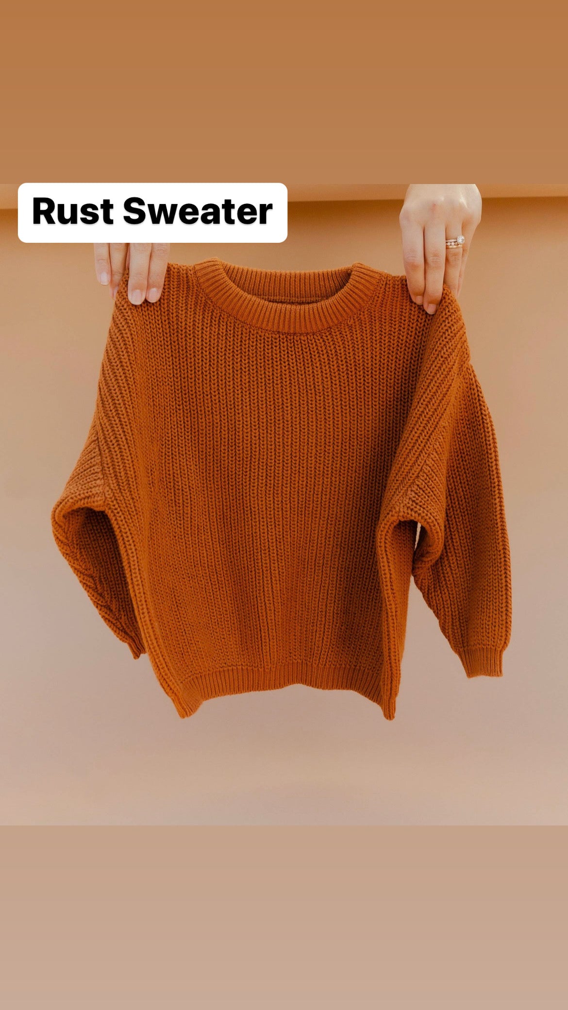 Kids Chunky Knit Sweater