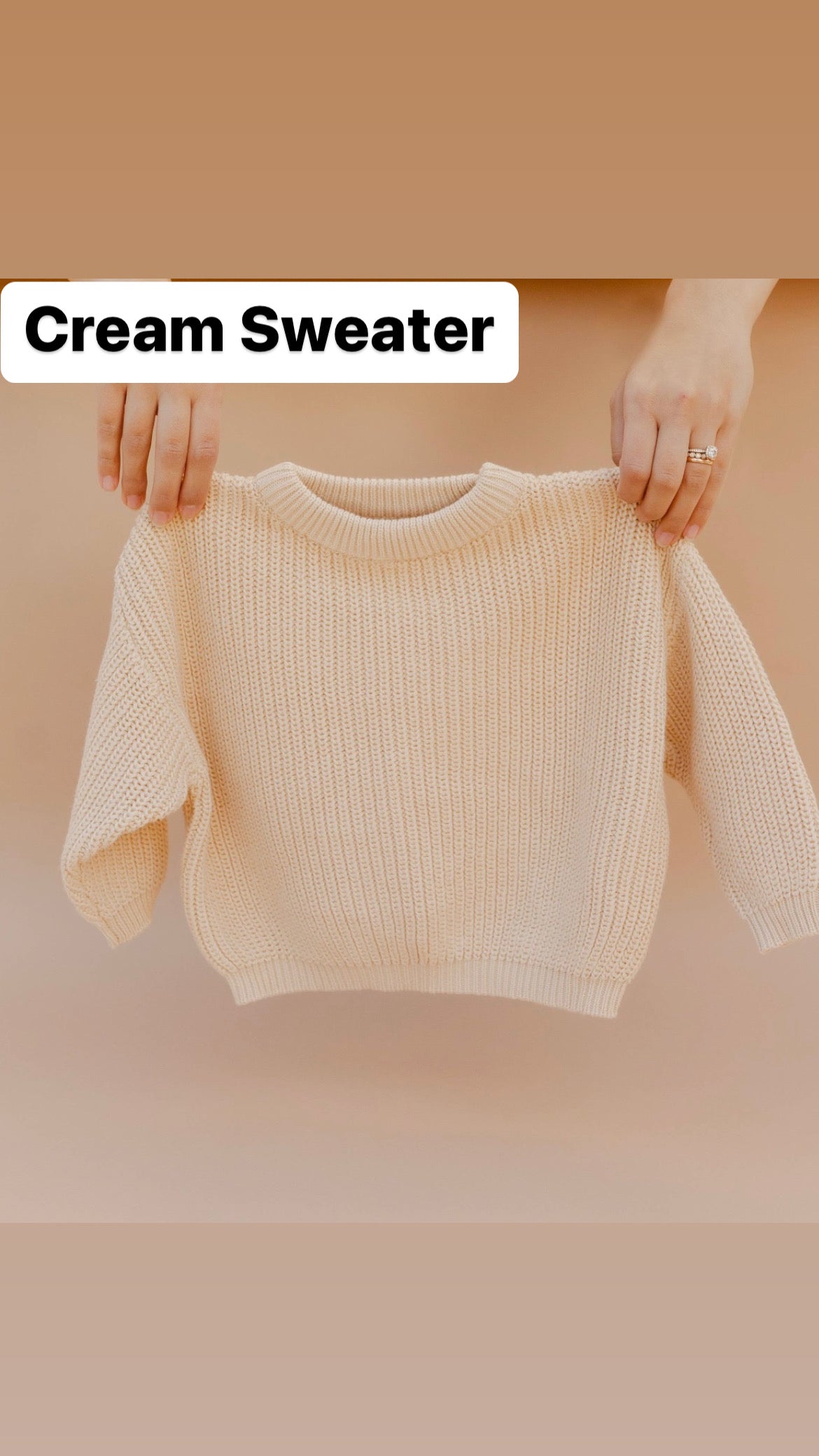 Kids Chunky Knit Sweater