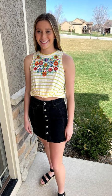 Sophia Embroidered Top