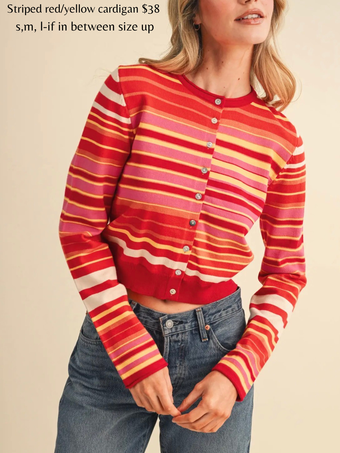 Multi Stripe Cardigan