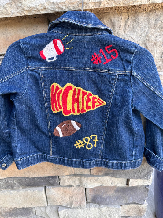 Kids Chiefs Jean Jacket