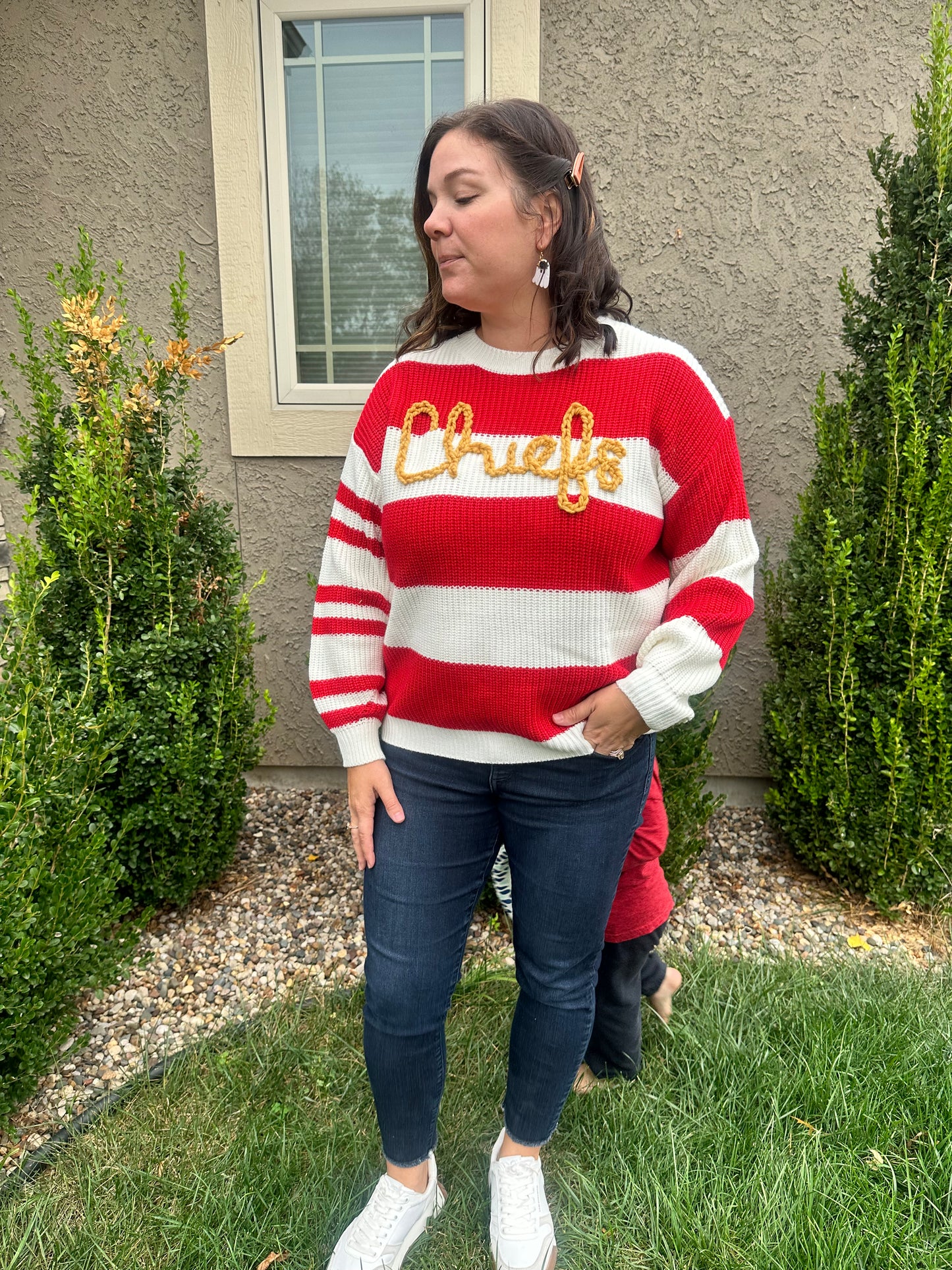 Striped Chiefs Sweater