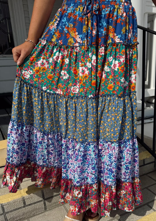 Colorful Daisy Skirt