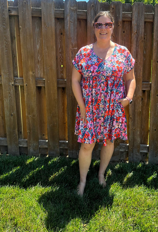 Breezy Floral Dress