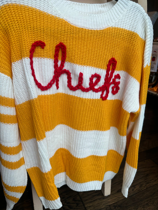 M/L Yellow Stripe Chiefs