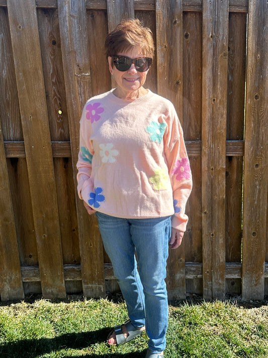 Flower Pop Sweater